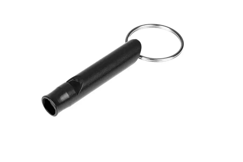 ⁨Survival whistle GUARD WHISTLE aluminium Black (YC-010-BL)⁩ at Wasserman.eu