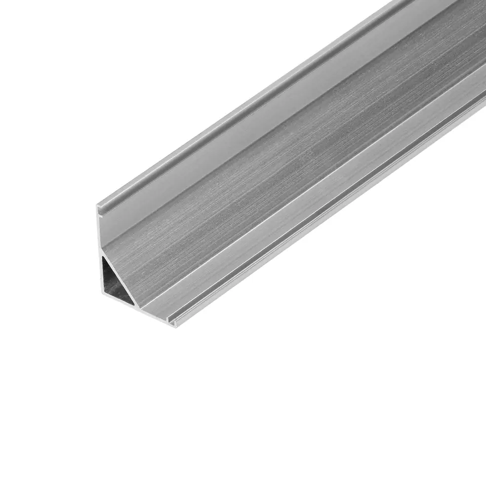 ⁨Profil aluminiowy do taśm LED, 2000 x 15,8 x 15,8 mm, kątowy, srebrny⁩ w sklepie Wasserman.eu