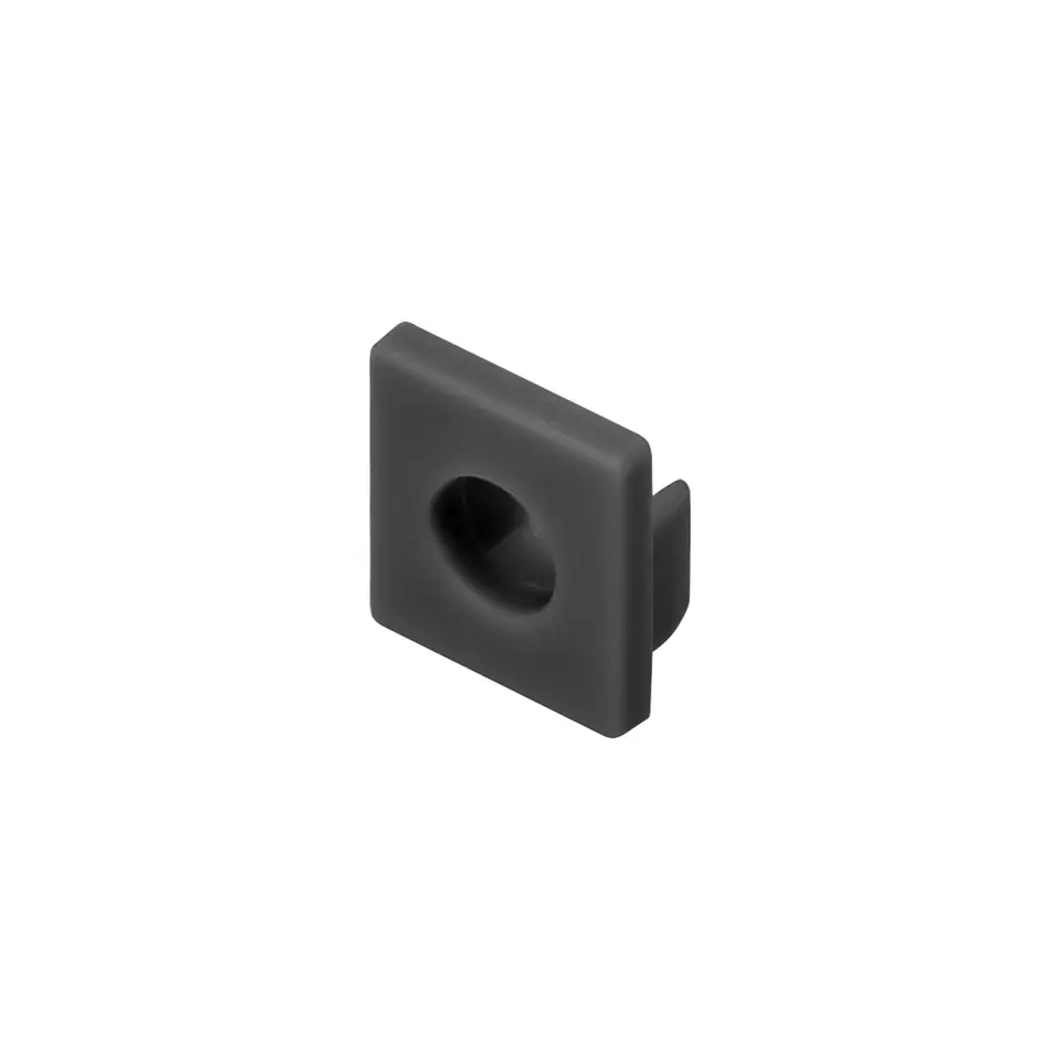 ⁨Zaślepka do profili wpuszczanych w karton gips z serii AD-LP-6507, czarna⁩ w sklepie Wasserman.eu