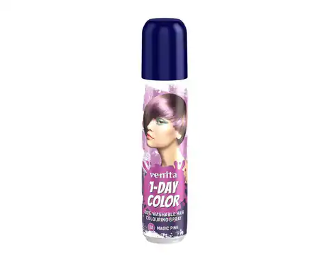 ⁨VENITA 1- Day Color Spray koloryzujący do włosów - nr 13 Magic Pink (różowy) 50ml⁩ w sklepie Wasserman.eu