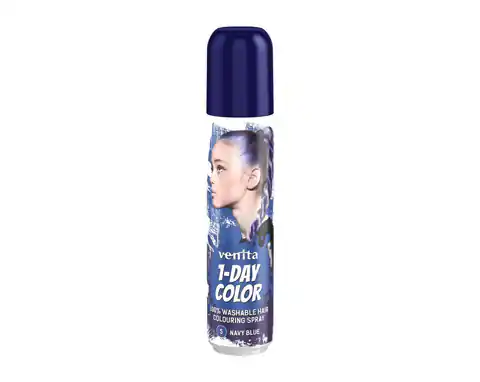 ⁨VENITA 1- Day Color Spray koloryzujący do włosów - nr 5 Navy Blue (granatowy) 50ml⁩ w sklepie Wasserman.eu