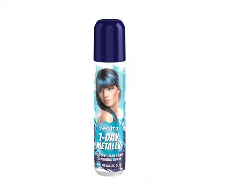 ⁨VENITA 1- Day Metallic Spray koloryzujący do włosów - nr M3 Metallic Blue (metaliczny niebieski) 50ml⁩ w sklepie Wasserman.eu