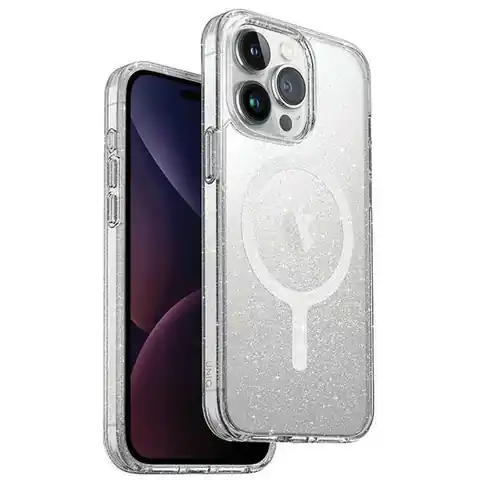 ⁨UNIQ etui LifePro Xtreme iPhone 15 Pro 6.1" Magclick Charging przezroczysty/tinsel lucent⁩ w sklepie Wasserman.eu