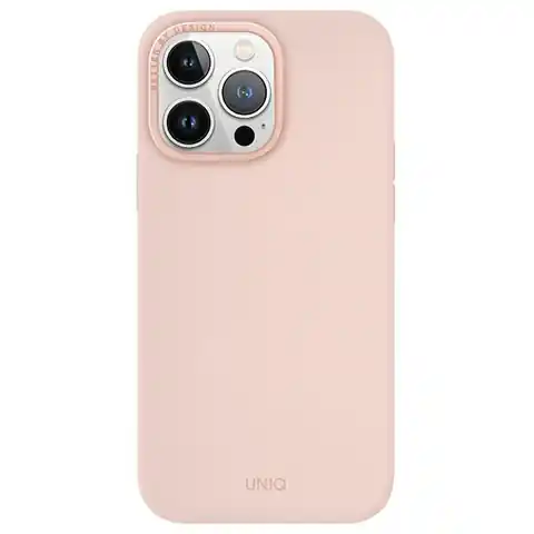 ⁨UNIQ etui Lino Hue iPhone 15 Pro Max 6.7" Magclick Charging różowy/blush pink⁩ w sklepie Wasserman.eu