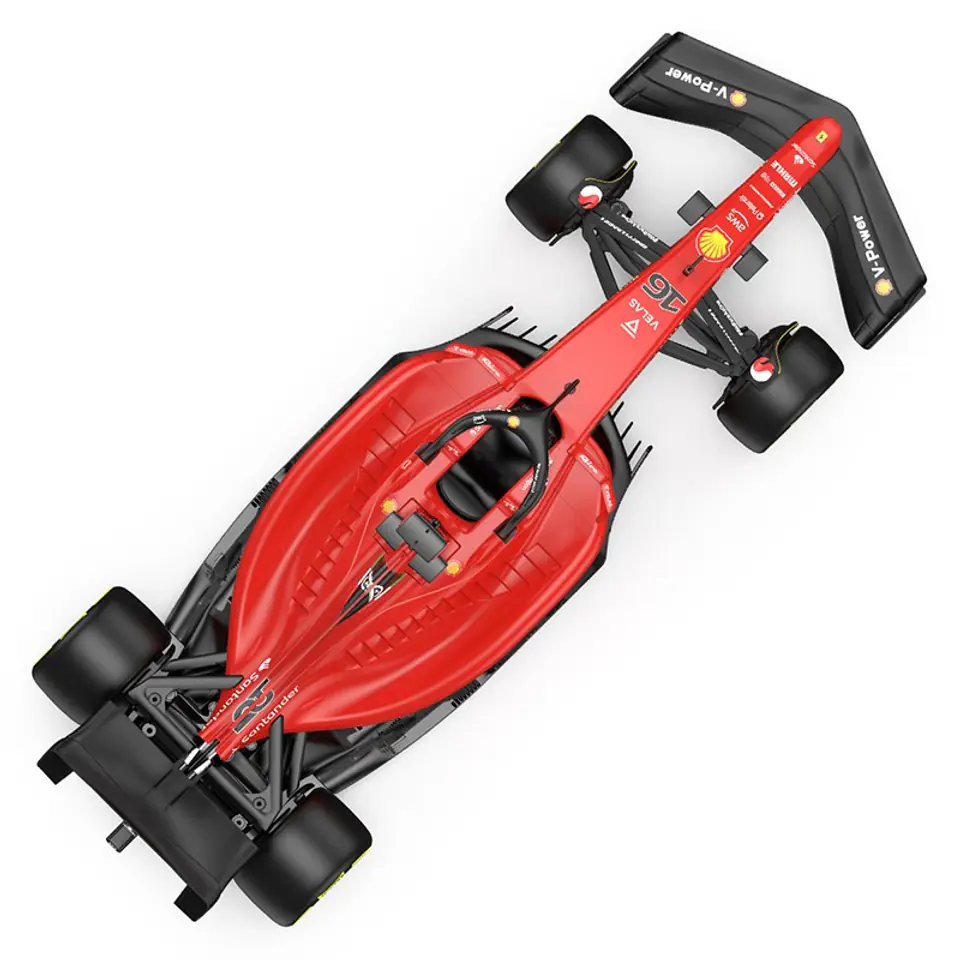 ⁨Ferrari F1 75 czerwony RASTAR model 1:12 Zdalnie sterowany bolid + Pilot 2,4 GHz + Naklejki⁩ w sklepie Wasserman.eu