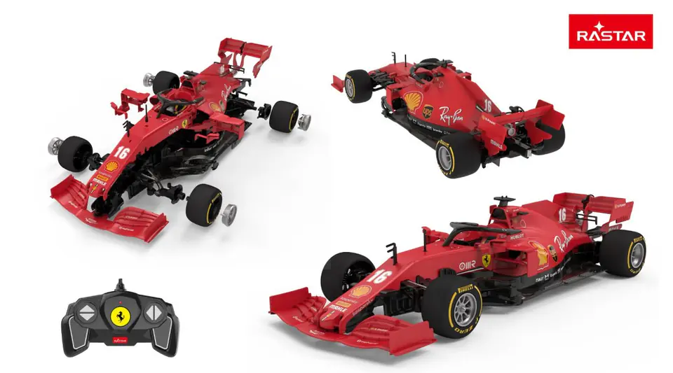 ⁨Ferrari SF1000 czerwony RASTAR model 1:16 Zdalnie sterowany bolid + Body kit + Pilot 2,4 GHz⁩ w sklepie Wasserman.eu