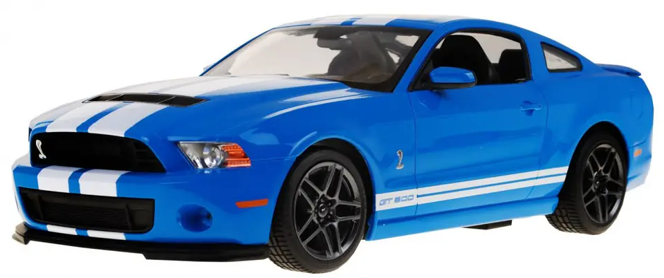 ⁨Ford Shelby Mustang GT500 niebieski RASTAR model 1:14 Zdalnie sterowane auto + pilot⁩ w sklepie Wasserman.eu
