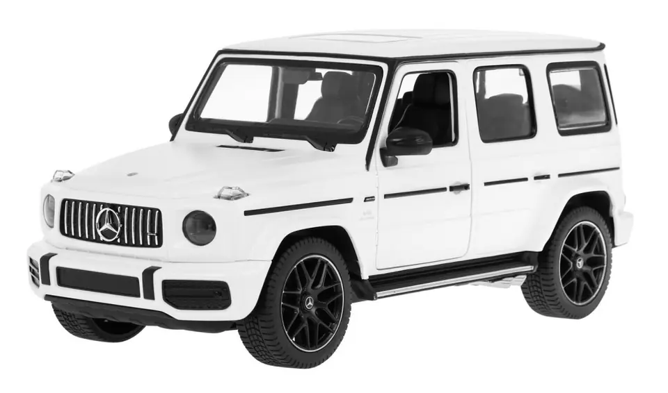 ⁨Mercedes-AMG G63 biały RASTAR model 1:14 Zdalnie sterowane auto + pilot 2,4 GHz⁩ w sklepie Wasserman.eu