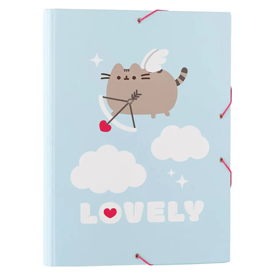 ⁨Pusheen - Folder / teczka do przechowywania dokumentów z kolekcji Purrfect Love (24.5 x 34 cm)⁩ w sklepie Wasserman.eu