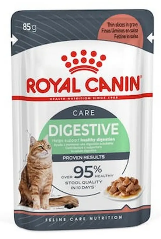 ⁨Royal Canin Digestive Care karma mokra w sosie dla kotów dorosłych, wrażliwy przewód pokarmowy saszetka 85g⁩ w sklepie Wasserman.eu