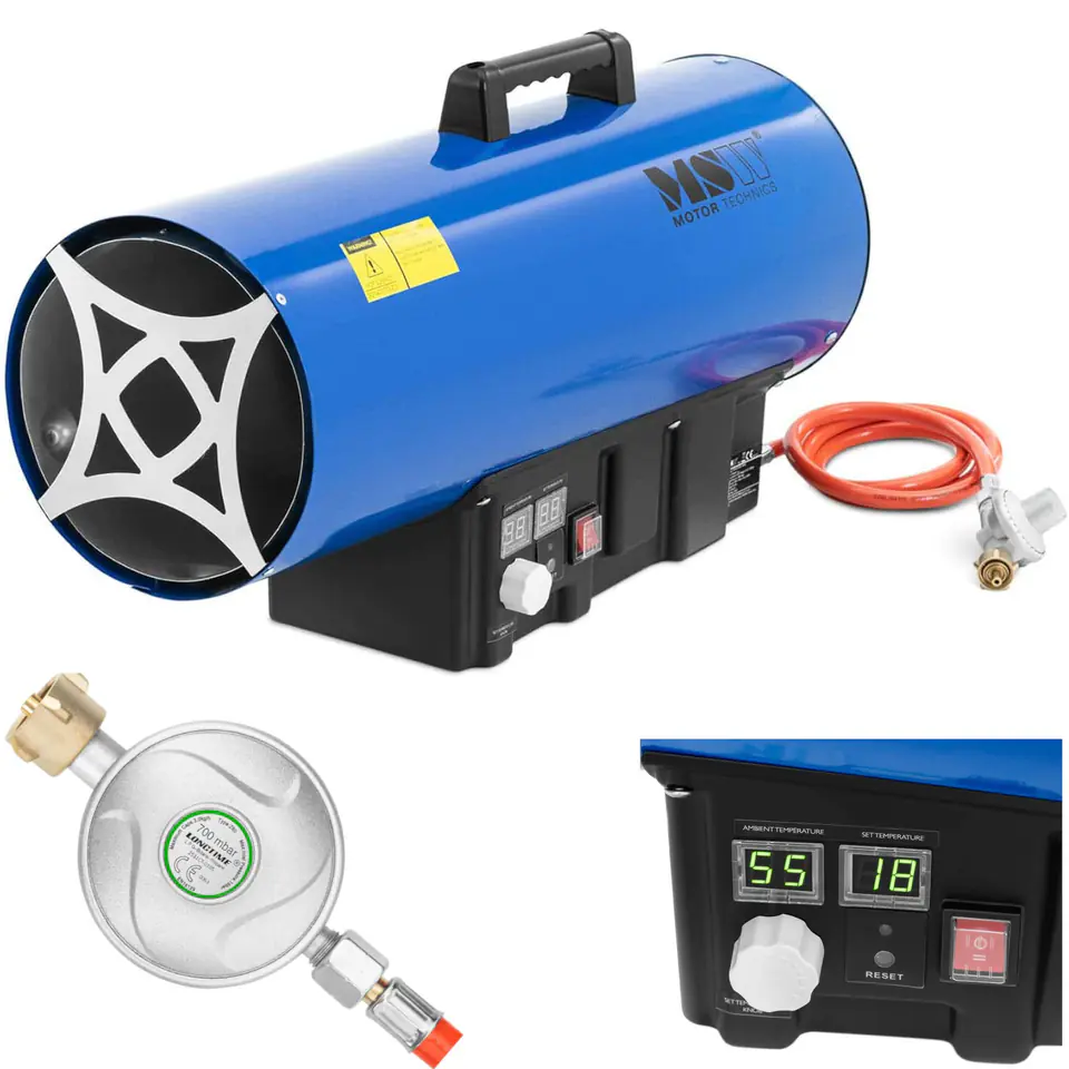 ⁨Nagrzewnica dmuchawa gazowa budowlana LED do 510 m2 50000 W⁩ w sklepie Wasserman.eu