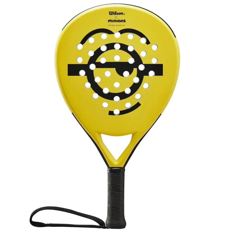 ⁨Rakieta Wilson Minions Face Blade Junior Padel Racquet (kolor Żółty, rozmiar One size)⁩ w sklepie Wasserman.eu