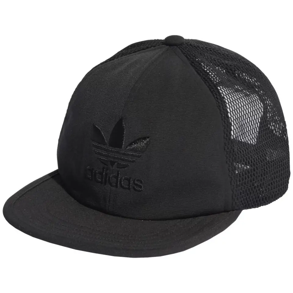 ⁨Czapka z daszkiem adidas Adicolor Archive Trucker Cap (kolor Czarny, rozmiar OSFM)⁩ w sklepie Wasserman.eu