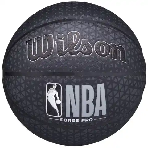 ⁨Piłka Wilson NBA Forge Pro Printed Ball (kolor Czarny, rozmiar 7)⁩ w sklepie Wasserman.eu