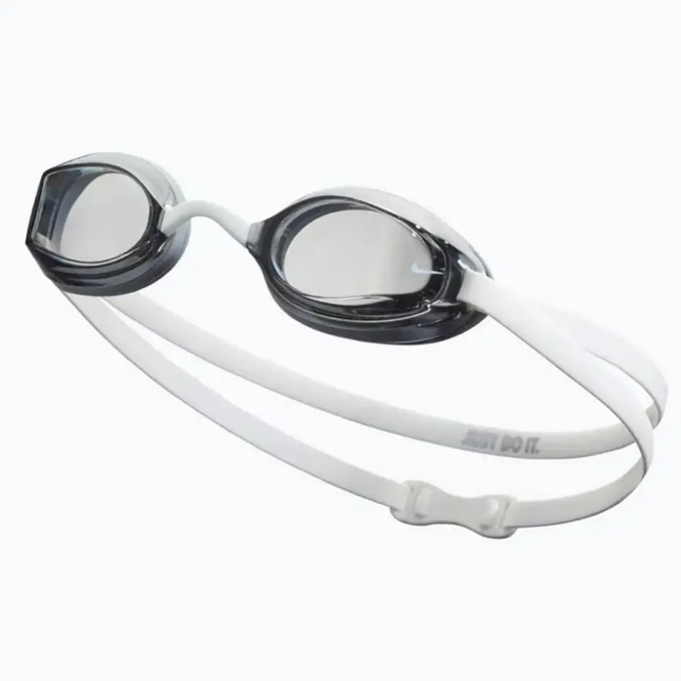 ⁨Okulary pływackie Nike LEGACY NESSD131 (kolor Biały, rozmiar senior)⁩ w sklepie Wasserman.eu