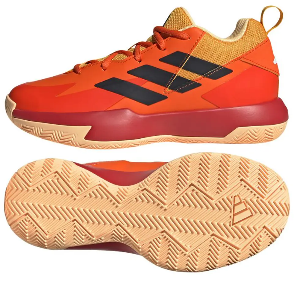 ⁨Buty do koszykówki adidas Cross Em Up Select Jr (kolor Pomarańczowy, rozmiar 36 2/3)⁩ w sklepie Wasserman.eu