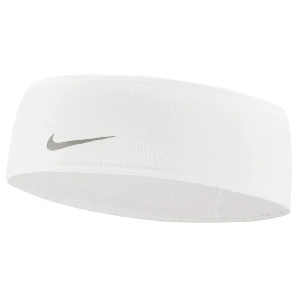 ⁨Opaska na głowę Nike Dri-Fit Swoosh 2.0 (kolor Biały)⁩ w sklepie Wasserman.eu