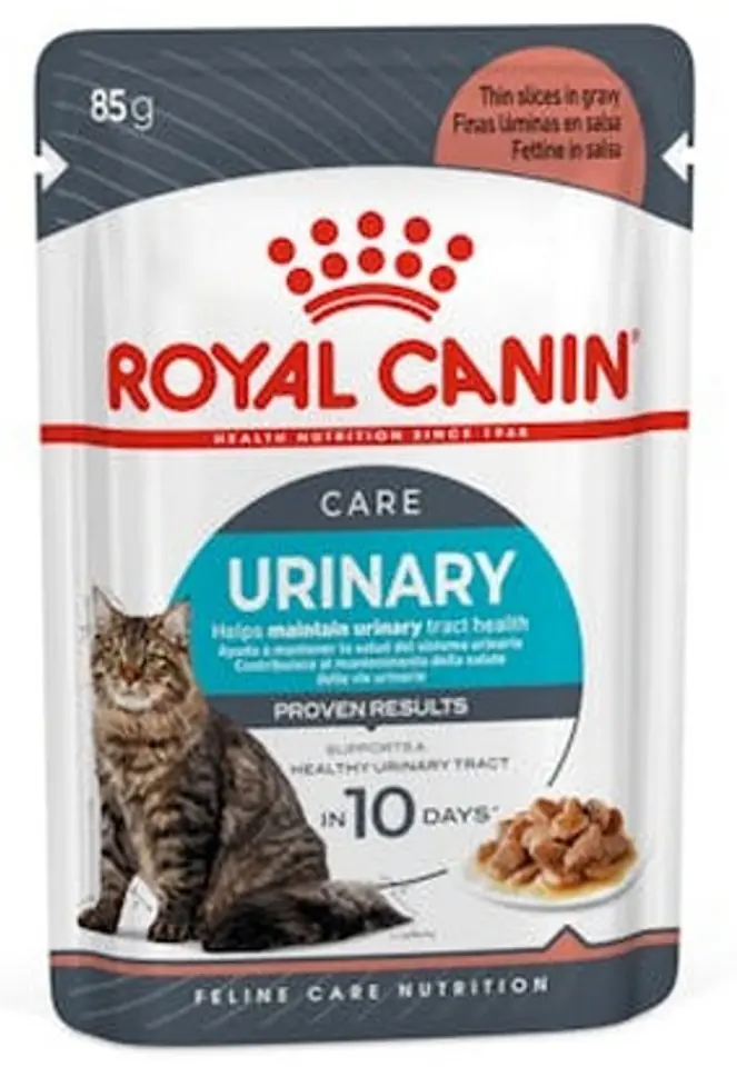 ⁨Royal Canin Urinary Care sauce wet food in sauce for adult cats, lower urinary tract protection sachet 85g⁩ at Wasserman.eu