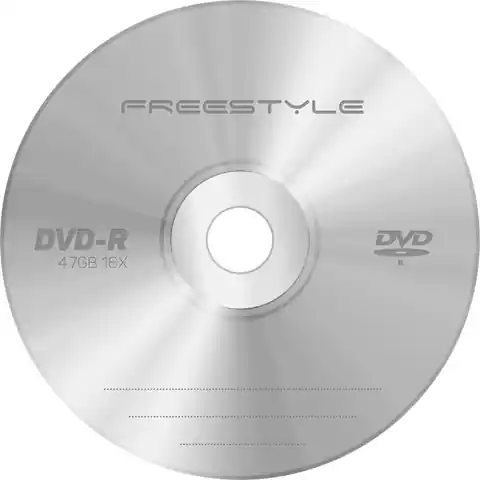 ⁨Płyta DVD-R 4,7GB FREESTYLE 16x koperta (10szt) (40152)⁩ w sklepie Wasserman.eu