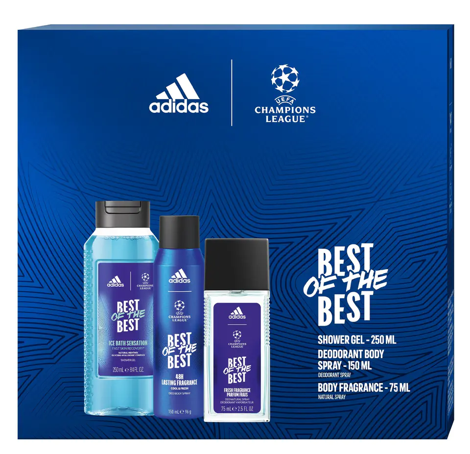 ⁨COTY ZESTAW UEFA 9 DNS 75ml + SG 250ml + BS 150ml⁩ w sklepie Wasserman.eu