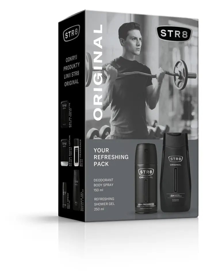 ⁨STR 8 Zestaw prezentowy Original (Deo spray 150ml+Żel pod prysznic 250ml)⁩ w sklepie Wasserman.eu