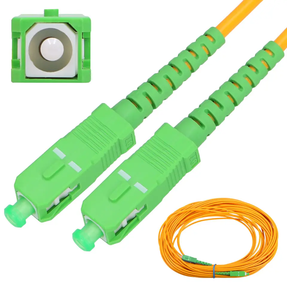 ⁨EXTRALINK PATCHCORD SC/APC-SC/APC SM SIMPLEX 3.0MM 30M⁩ w sklepie Wasserman.eu