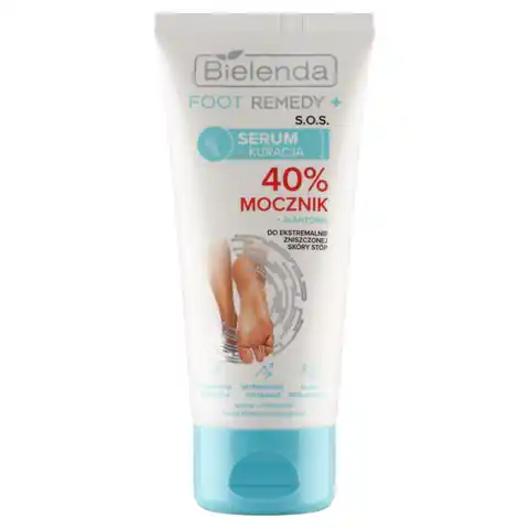 ⁨BIELENDA Foot Remedy + Serum-Kuracja S.O.S.do ekstremalnie zniszczonej skóry stóp - 40% Mocznik 50ml⁩ w sklepie Wasserman.eu