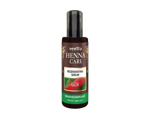 ⁨Venita Henna Care Goji regenerating serum for hair and tips 50ml⁩ at Wasserman.eu