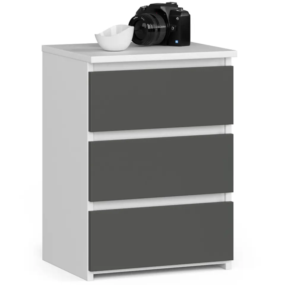 KOMODA CL3/40 PK BIAŁA / SZARA w sklepie Wasserman.eu