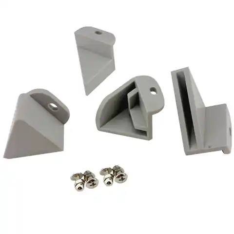 ⁨A set of fasteners for the glass of the Royal Catering roller grill⁩ at Wasserman.eu