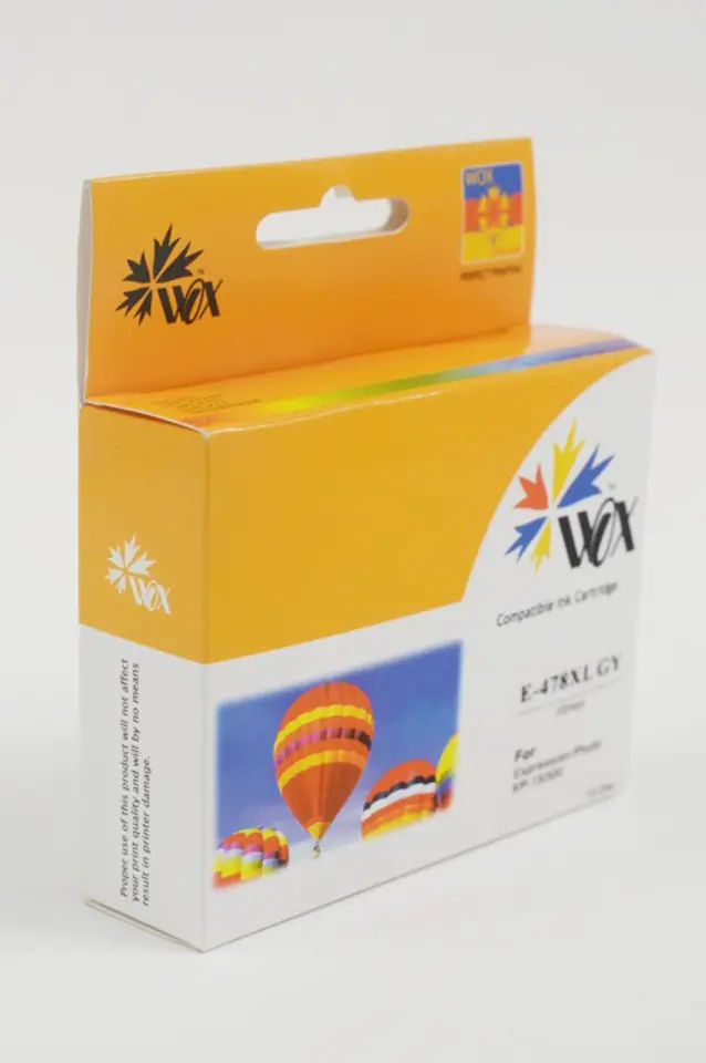 ⁨Tusz Wox Gray EPSON 478XL zamiennik C13T04F64010 (C13T04F64010)⁩ w sklepie Wasserman.eu