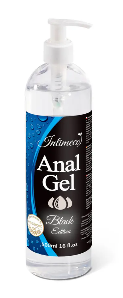 ⁨Intimeco anal gel black edition 500ml⁩ w sklepie Wasserman.eu