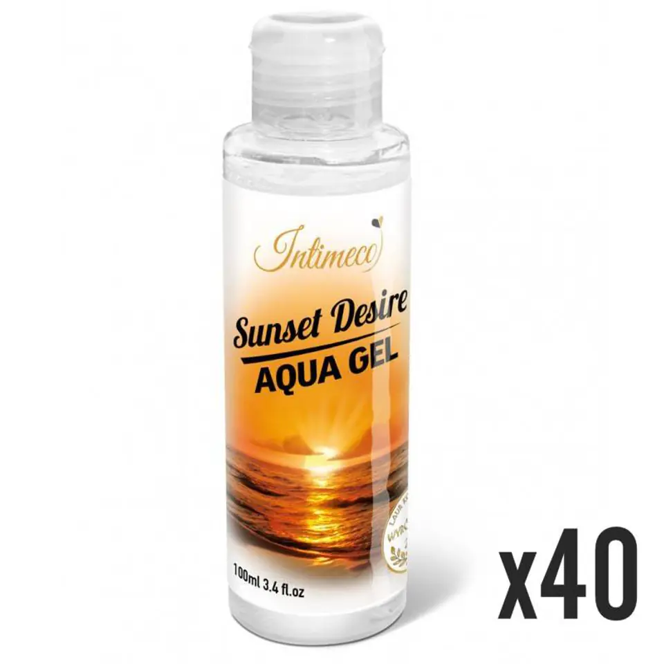 ⁨INTIMECO Sunset Aqua Gel 100ml - pakiet 40 sztuk⁩ w sklepie Wasserman.eu