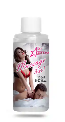 ⁨Sexy Star Massage 3in1 Gel 150ml⁩ w sklepie Wasserman.eu