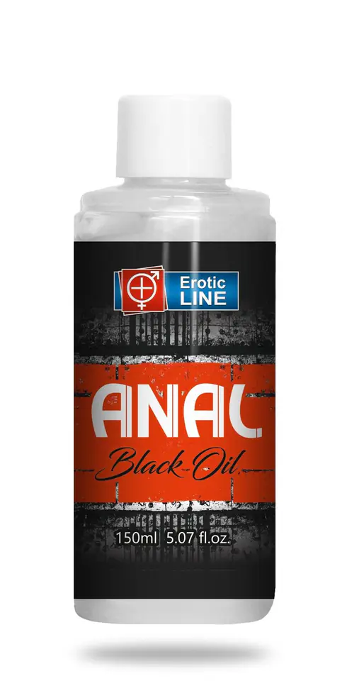 ⁨Erotic Line Anal Black Oil 150ml⁩ w sklepie Wasserman.eu