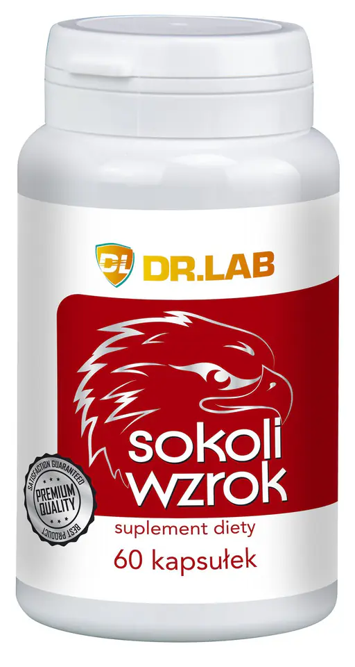 ⁨Dr.Lab SOKOLI WZROK 60  kaps. suplemet diety⁩ w sklepie Wasserman.eu