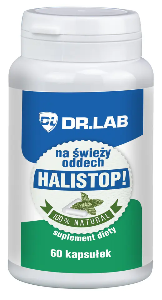 ⁨Dr.Lab HALISTOP na świeży oddech 60 kaps. suplemet diety⁩ w sklepie Wasserman.eu