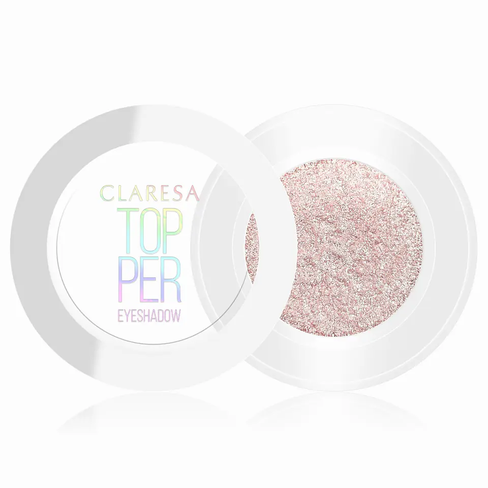 ⁨CLARESA Cień do powiek Topper Eyeshadow nr 02 Moondust 1szt⁩ w sklepie Wasserman.eu