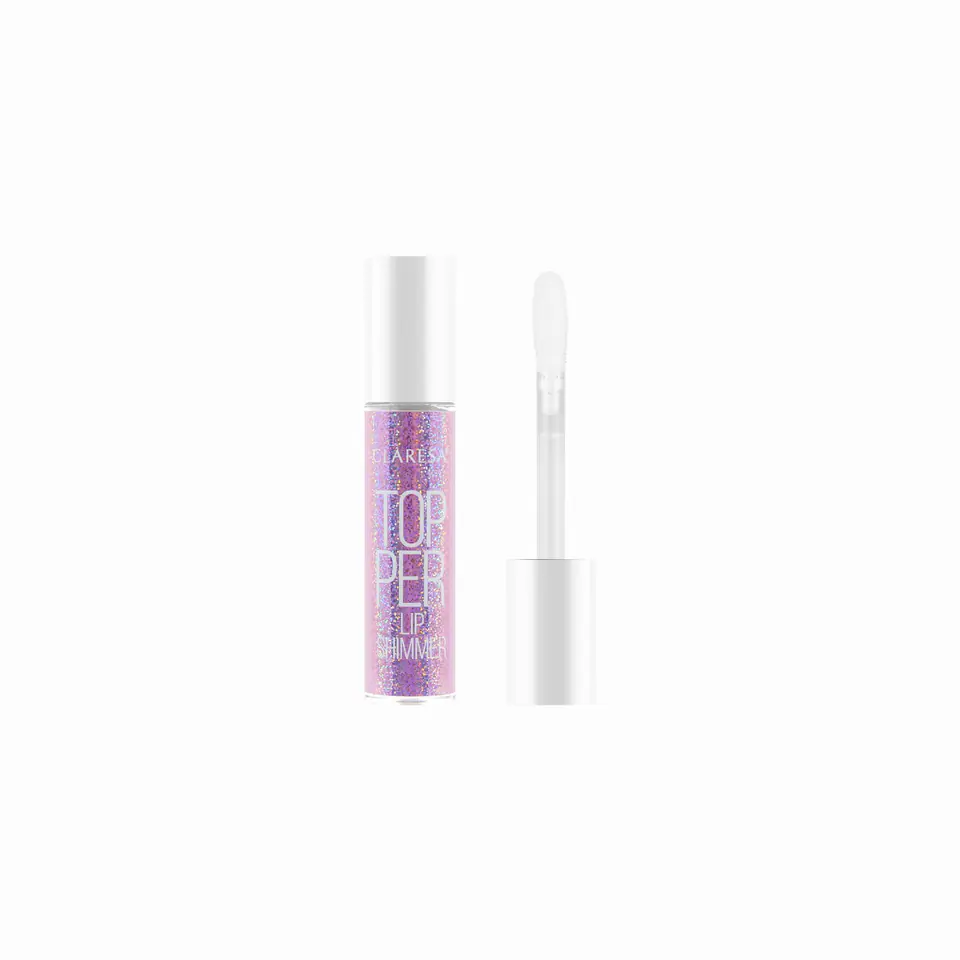 ⁨CLARESA Błyszczyk do ust Topper Lip Shimmer nr 01 Blink Pink 1szt⁩ w sklepie Wasserman.eu