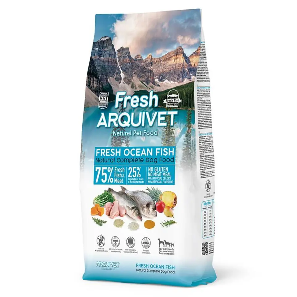 ⁨ARQUIVET Fresh Ocean Fish - dry dog food - 10 kg⁩ at Wasserman.eu