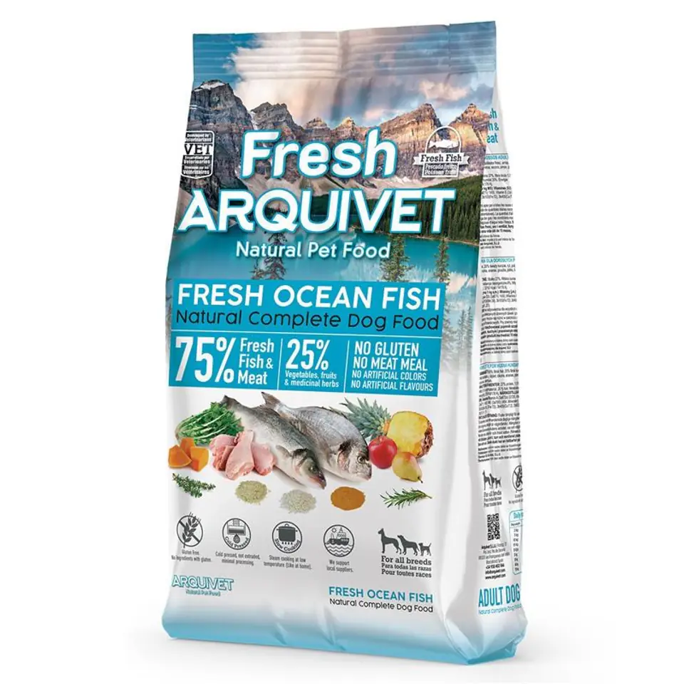 ⁨ARQUIVET Fresh Ocean Fish - dry dog food -  2,5 kg⁩ at Wasserman.eu