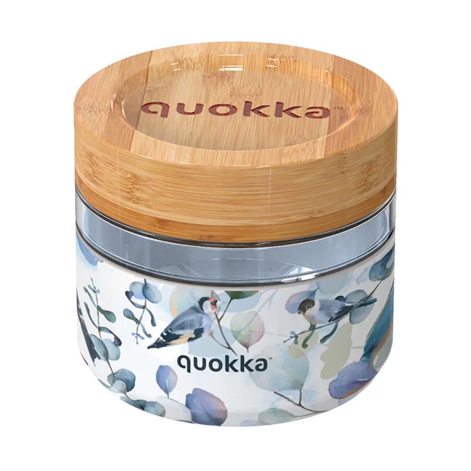 ⁨Quokka Deli Food Jar - Pojemnik szklany na żywność / lunchbox 500 ml (Blue Nature)⁩ w sklepie Wasserman.eu