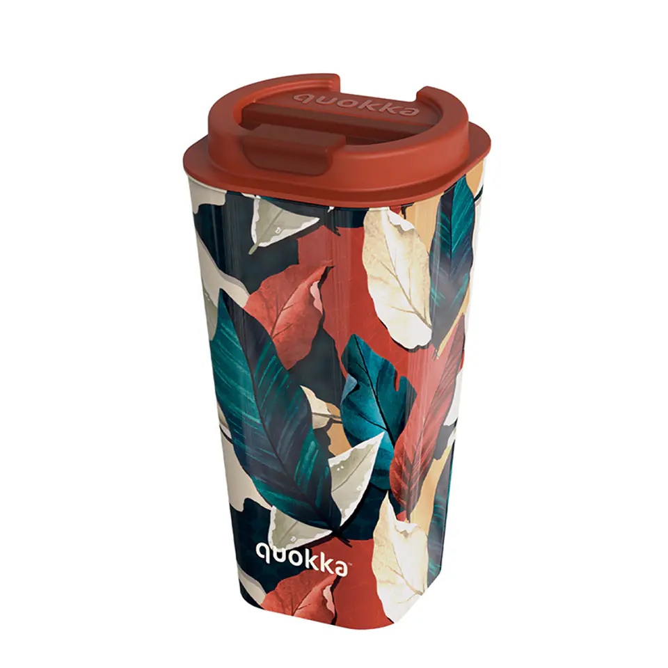 ⁨Quokka Vaso Cafe Doble Pared - Kubek z podwójnymi ściankami 450 ml (Autumn Fall)⁩ w sklepie Wasserman.eu