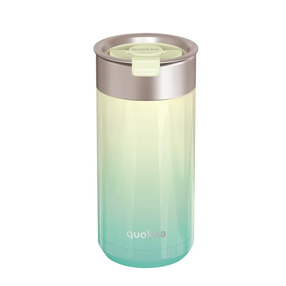 ⁨Quokka Boost Coffee Tumbler - Kubek termiczny ze stali nierdzewnej z zaparzaczem 400 ml (Lemon Lime)⁩ w sklepie Wasserman.eu