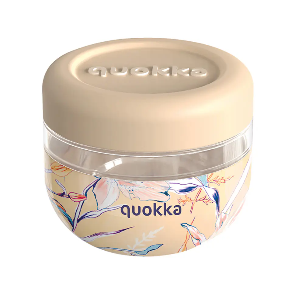 ⁨Quokka Bubble Food Jar - Pojemnik na żywność / lunchbox 500 ml (Vintage Floral)⁩ w sklepie Wasserman.eu