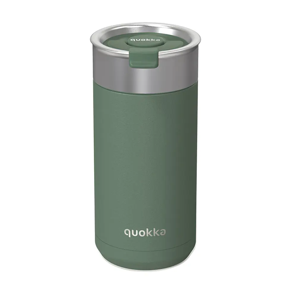 ⁨Quokka Boost Coffee Tumbler - Kubek termiczny ze stali nierdzewnej z zaparzaczem 400 ml (Pine)⁩ w sklepie Wasserman.eu