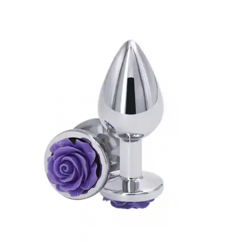 ⁨NS Novelties Rose Buttplug Medium Purple⁩ w sklepie Wasserman.eu