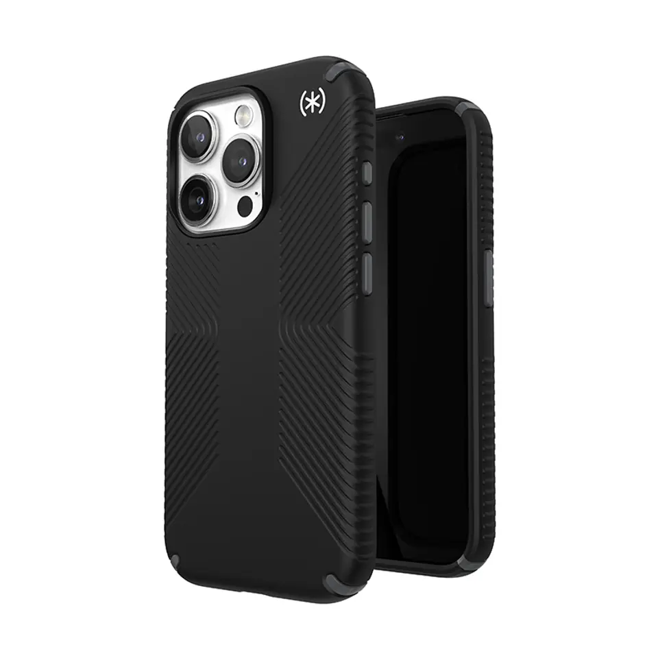 ⁨Speck Presidio2 Grip - Etui iPhone 15 Pro (Black / Slate Grey / White)⁩ w sklepie Wasserman.eu