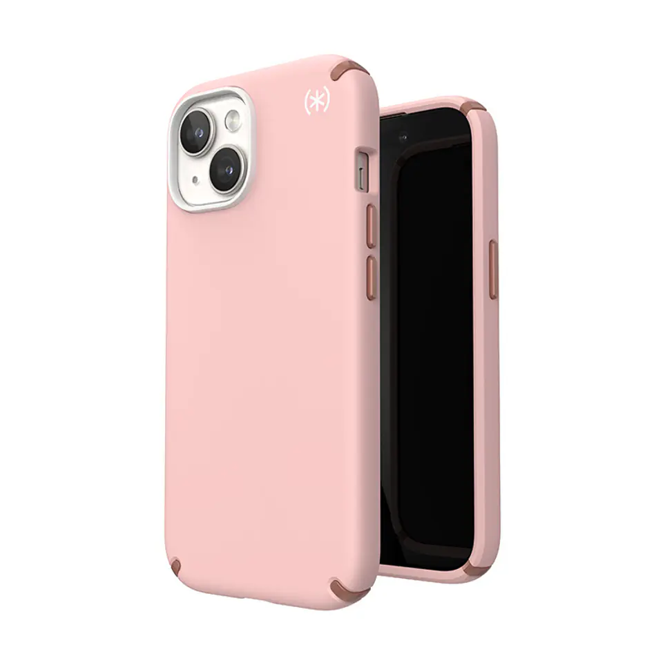 ⁨Speck Presidio2 Pro - Etui iPhone 15 / iPhone 14 / iPhone 13 (Dahlia Pink / Rose Copper / White)⁩ w sklepie Wasserman.eu