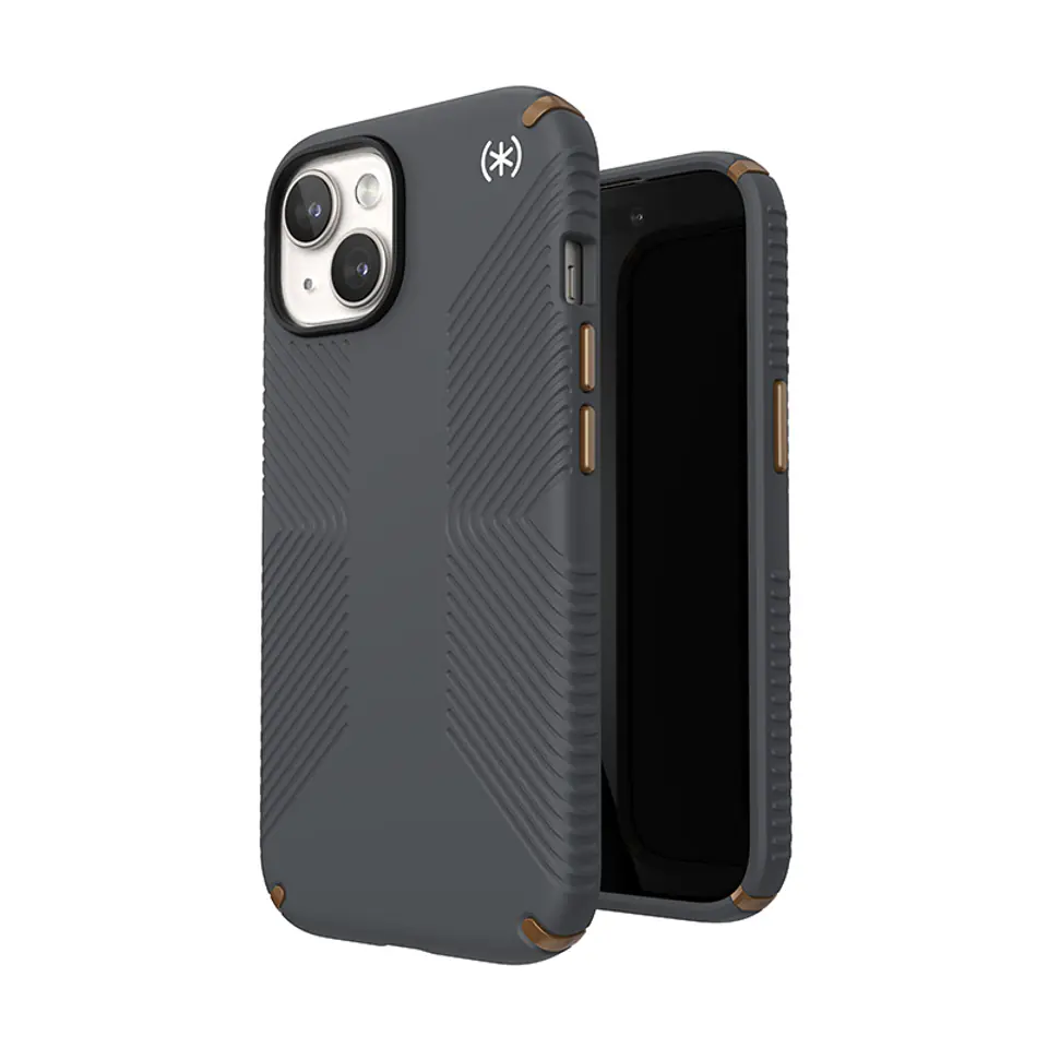 ⁨Speck Presidio2 Grip - Etui iPhone 15 / iPhone 14 / iPhone 13 (Charcoal Grey / Cool Bronze / White)⁩ w sklepie Wasserman.eu